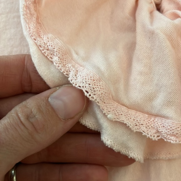 🍄Lauren Jeans Co Pink Ruffle Neck Top (S) - Picture 8 of 8